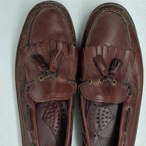 Men's Bass Tassel  Rubber Sole Loafers